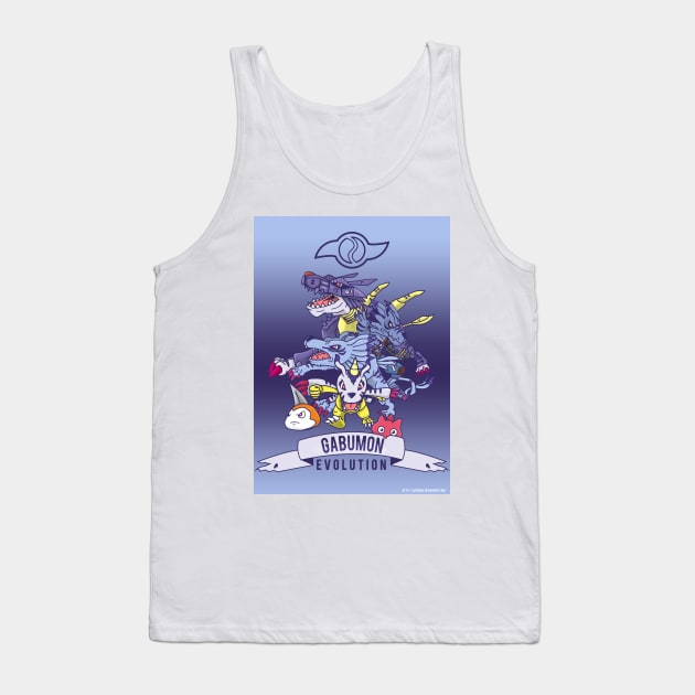 digimon gabumon evolution Tank Top by DeeMON